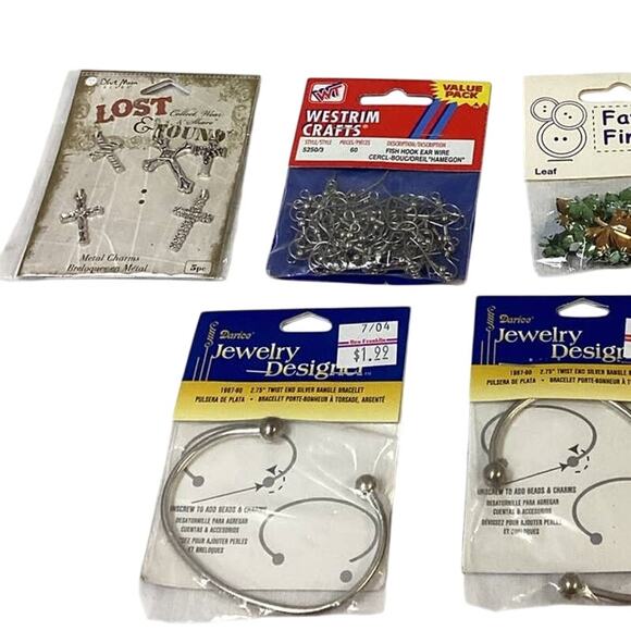 New Jewelry Making Craft Supplies Fish Hook Earrings Bracelet Findings Charms - Picture 2 of 3